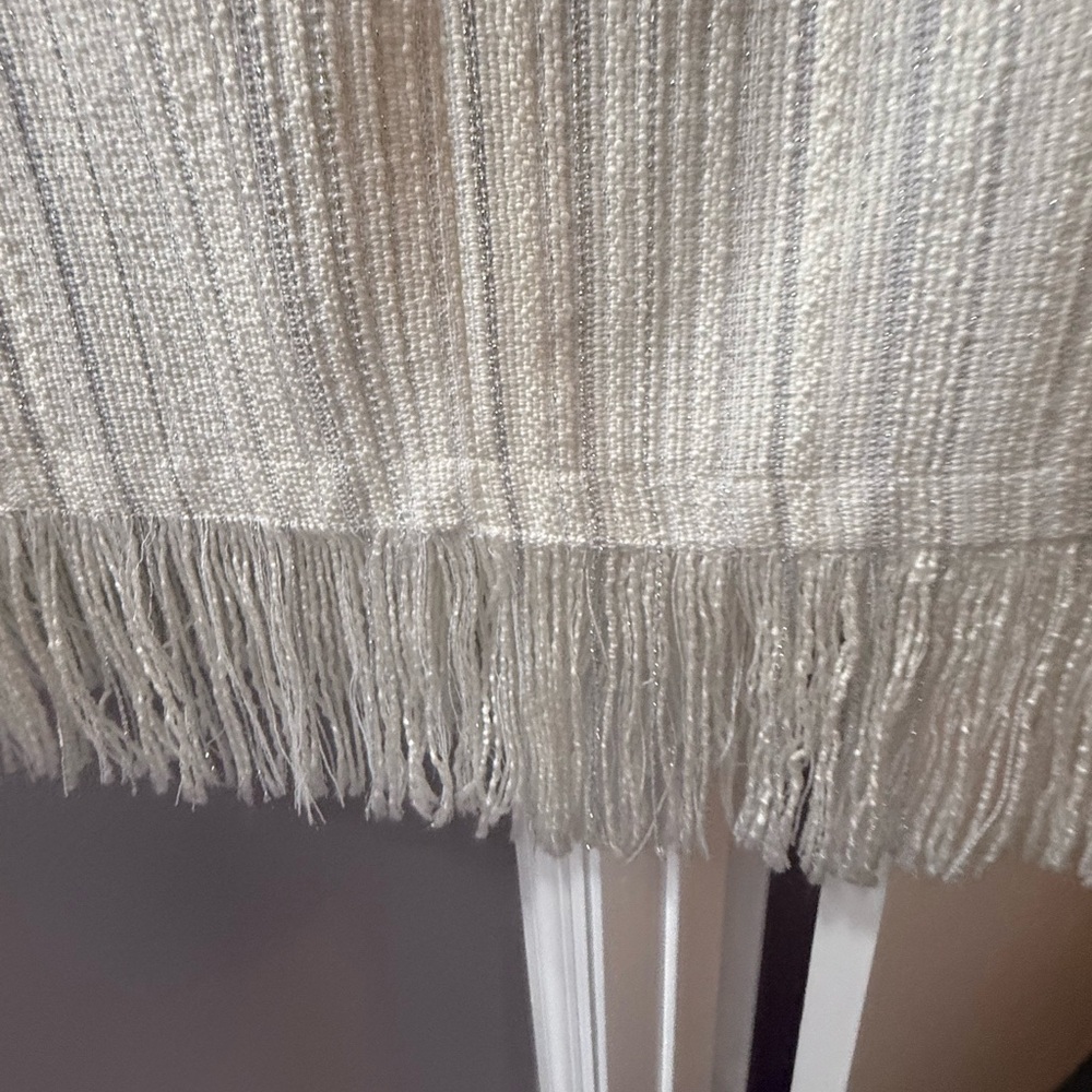 Karl Lagerfeld Textured Cream Midi Dress - Picture 5 of 7